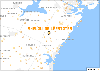 map of Shel Al Mobile Estates