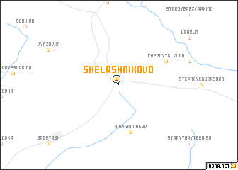 map of Shelashnikovo