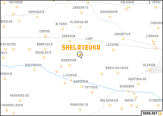 map of Shelayevka