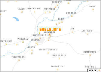 map of Shelburne