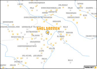 map of Shel Darreh