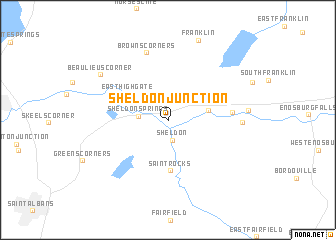 map of Sheldon Junction