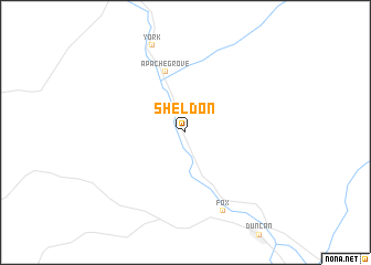 map of Sheldon