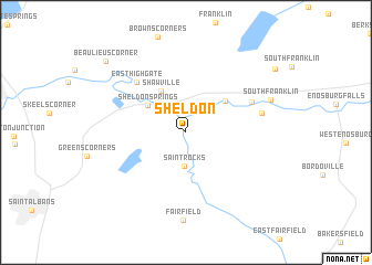 map of Sheldon