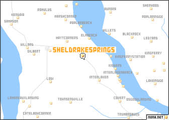 map of Sheldrake Springs