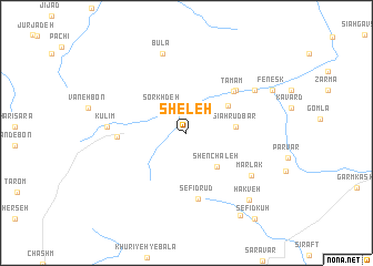 map of Sheleh