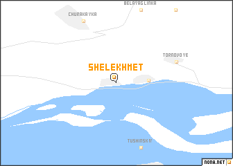 map of Shelekhmet\