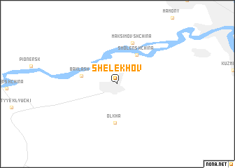 map of Shelekhov