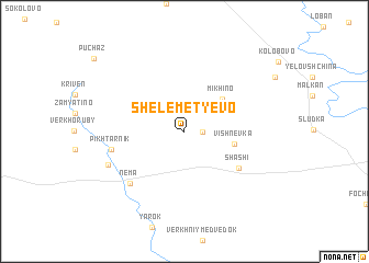 map of Shelemet\