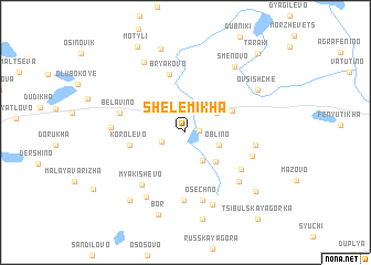 map of Shelemikha