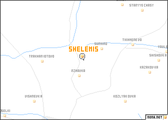 map of Shelemis