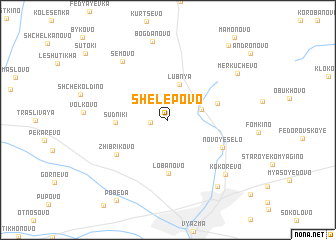 map of Shelëpovo