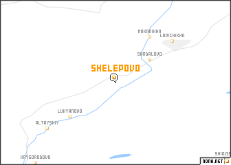 map of Shelëpovo