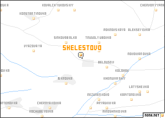 map of Shelestovo