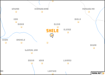 map of Shele