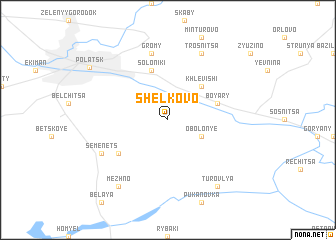 map of Shëlkovo