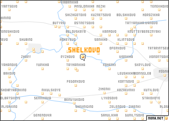 map of Shëlkovo
