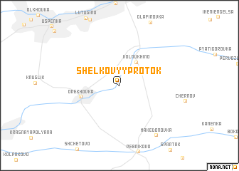 map of Shëlkovyy Protok