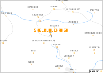 map of Shelkumuchaksh