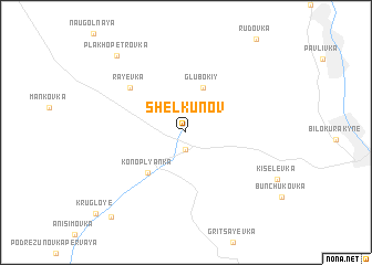 map of Shelkunov