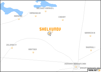 map of Shelkunov