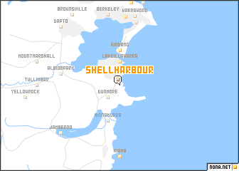 map of Shellharbour