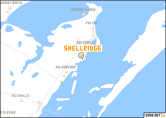 map of Shell Ridge