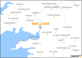 map of Shelltown