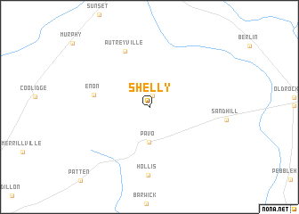map of Shelly