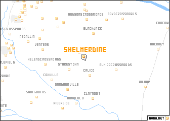 map of Shelmerdine