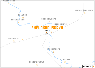 map of Shelokhovskaya