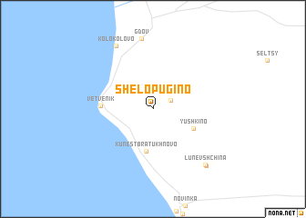 map of Shelopugino