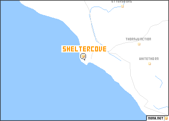 map of Shelter Cove