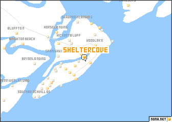 map of Shelter Cove