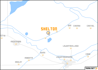 map of Shelton