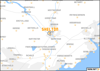 map of Shelton