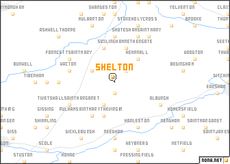 map of Shelton
