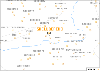 map of Sheludenevo