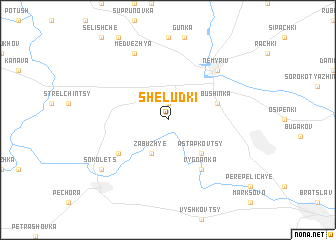 map of Sheludki