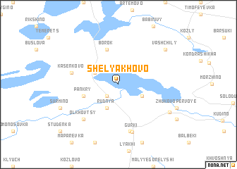 map of Shelyakhovo