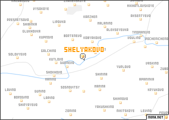 map of Shelyakovo