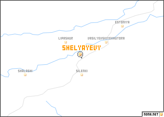 map of Shelyayevy