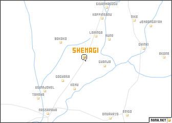 map of Shemagi