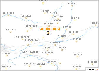 map of Shemakova