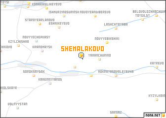 map of Shemalakovo