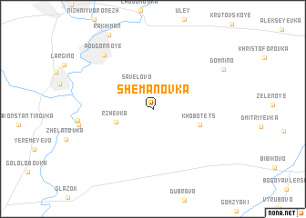 map of Shemanovka