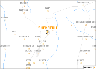 map of Shembekʼīt