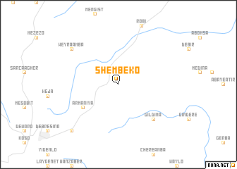 map of Shembekʼo