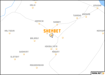 map of Shembet\