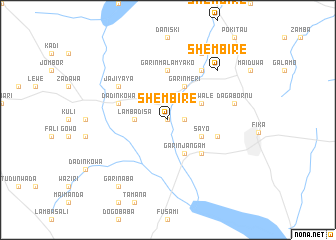 map of Shembire